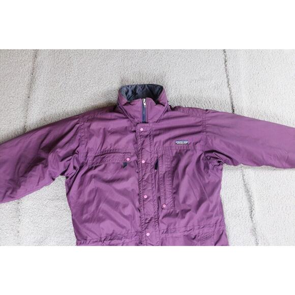 Patagonia Guide Parka Jacket Mens Small Vintage Purple Padded Nylon 90s 84151 - Picture 4 of 8